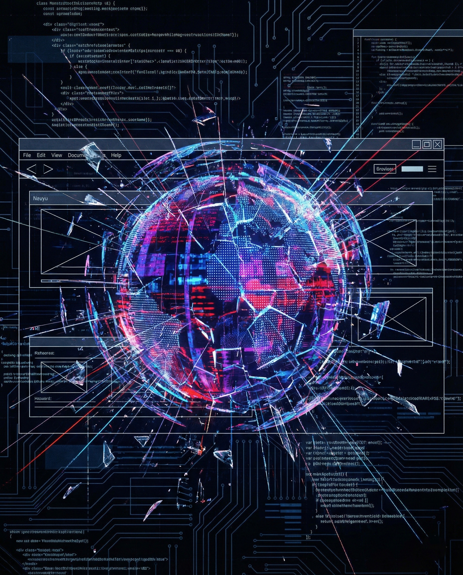 The Architecture of Dominance Visual Disruption UI