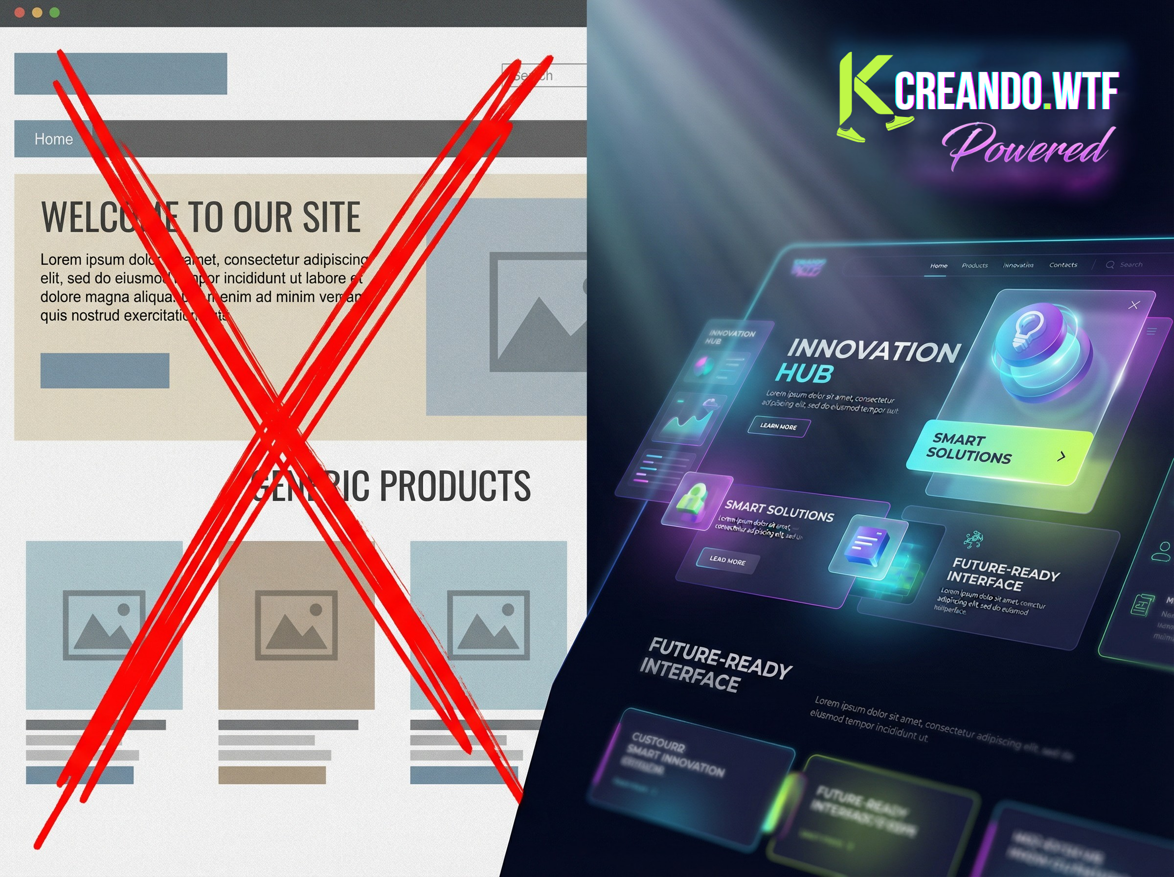 old vs disruptive creando wtf website 2