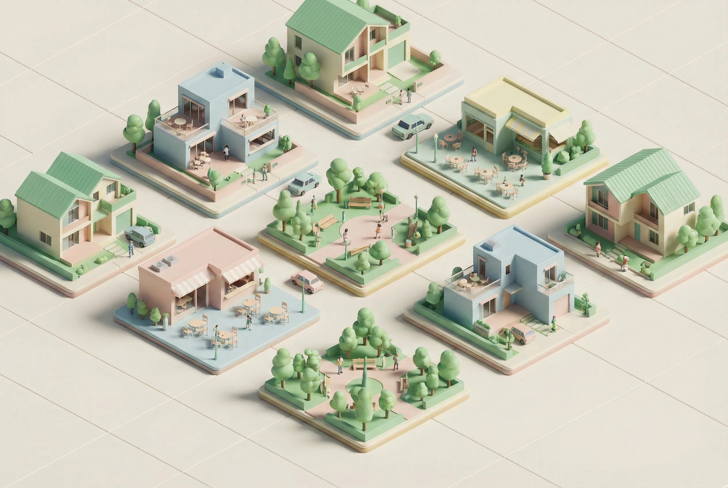 real estate seo 2026 visual neighborhood cluster